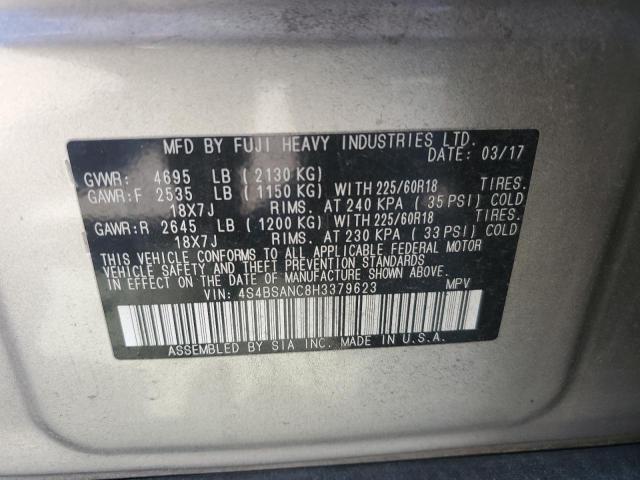 2017 SUBARU OUTBACK 2. 4S4BSANC8H3379623