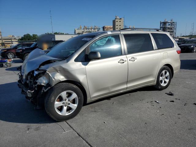 TOYOTA SIENNA LE 2016 silver sports v gas 5TDKK3DC2GS736244 photo #1