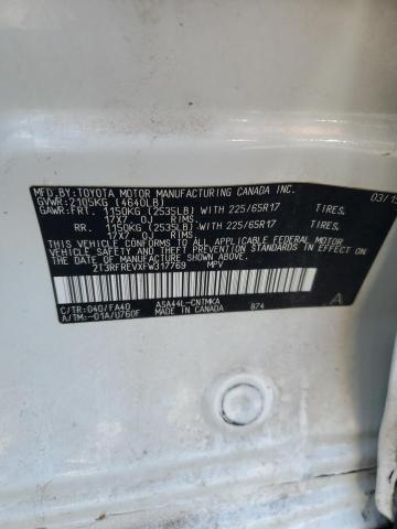 2015 TOYOTA RAV4 XLE - 2T3RFREVXFW317769