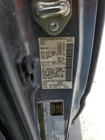 2016 NISSAN FRONTIER S - 1N6AD0CU7GN781634