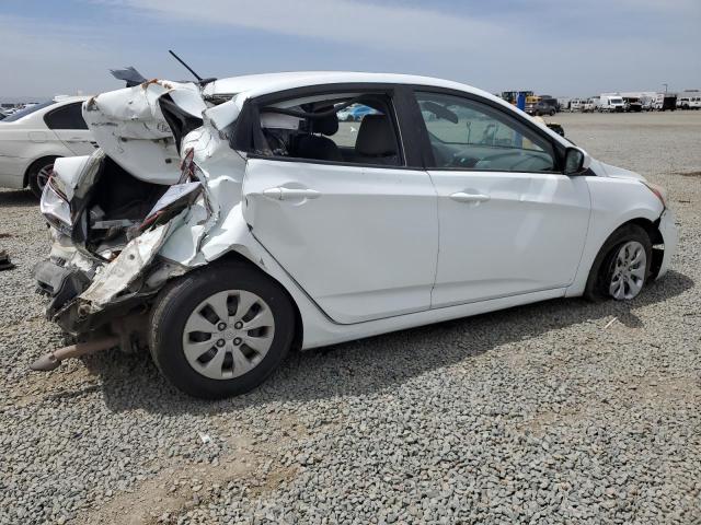 HYUNDAI ACCENT SE 2016 white  gas KMHCT4AE0GU095521 photo #4
