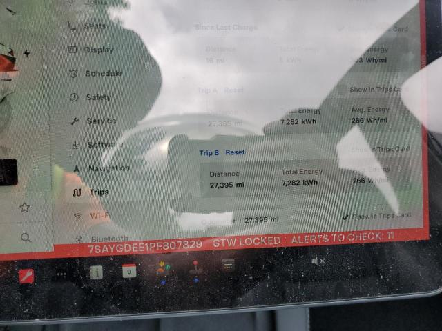 2023 TESLA MODEL Y 7SAYGDEE1PF807829