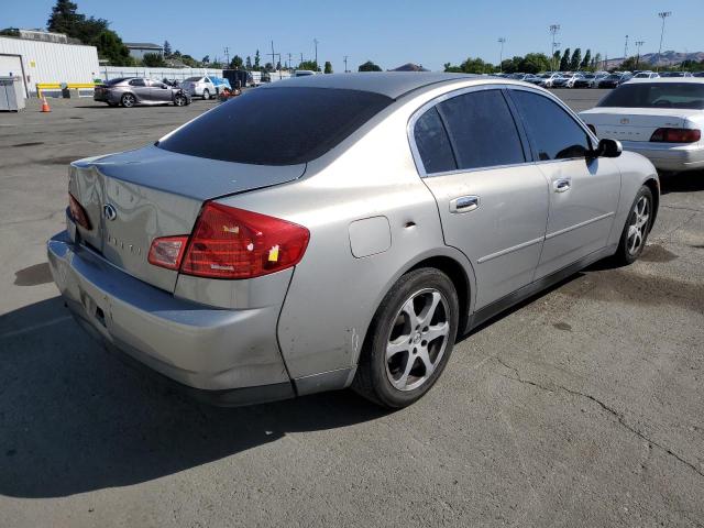 INFINITI G35 2003 beige  gas JNKCV51E43M334596 photo #4