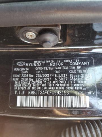 2015 HYUNDAI TUCSON GLS KM8JT3AF0FU992153