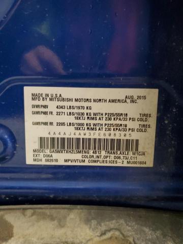 2015 MITSUBISHI RVR GT 4A4AJ4AW3FE608305