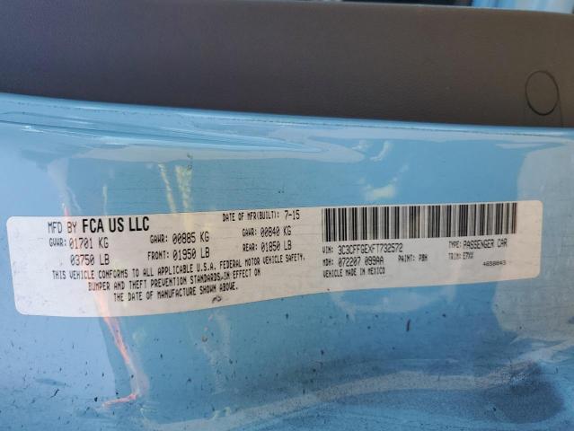 2015 FIAT 500 ELECTR 3C3CFFGEXFT732572