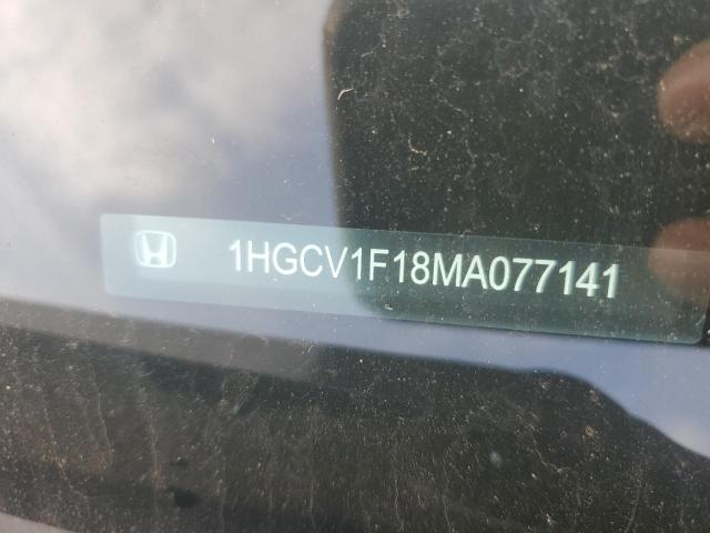 2021 HONDA ACCORD LX 1HGCV1F18MA077141