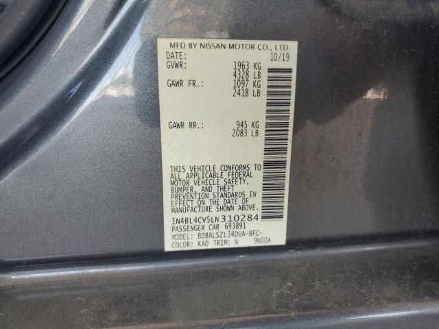 2020 NISSAN ALTIMA SR - 1N4BL4CV5LN310284