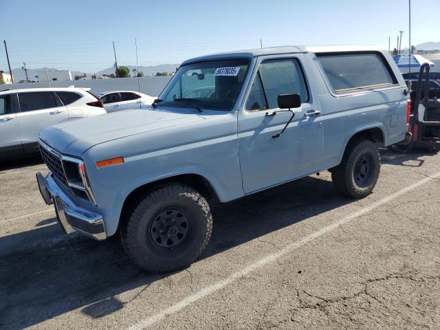 FORD BRONCO U10 1986 gray 2dr spor gas 1FMDU15N8GLA73900 photo #1