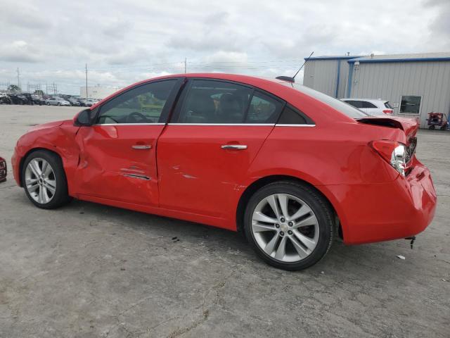 CHEVROLET CRUZE LTZ 2015 red sedan 4d gas 1G1PG5SB8F7165275 photo #3