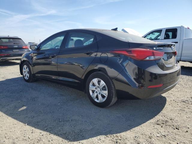 HYUNDAI ELANTRA SE 2016 black  gas 5NPDH4AE6GH754108 photo #3