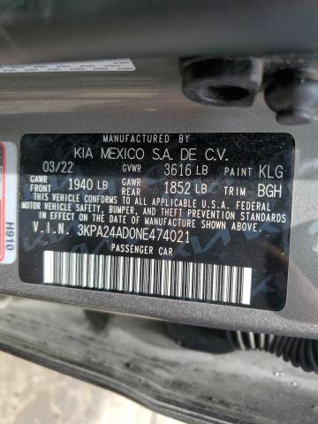 2022 KIA RIO LX - 3KPA24AD0NE474021