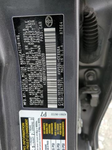 2015 TOYOTA CAMRY HYBR 4T1BD1FK2FU176539