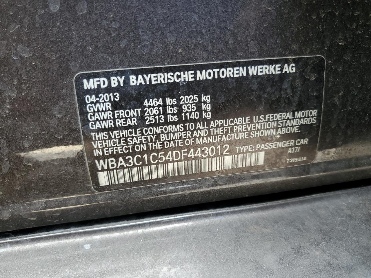 BMW 3 SERIES I SULEV