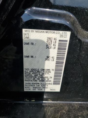 2023 NISSAN ALTIMA SV 1N4BL4DV0PN311086