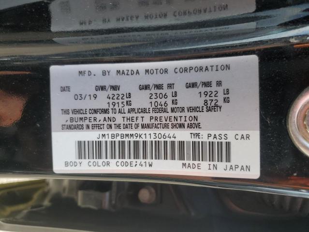 2019 MAZDA 3 PREFERRE - JM1BPBMM9K1130644