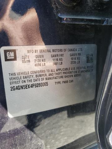 2015 BUICK REGAL PREM 2G4GN5EX4F9280065