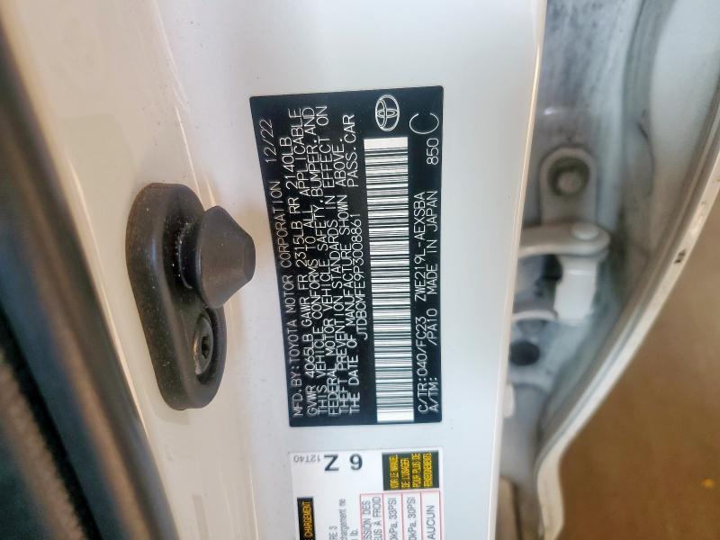 2023 TOYOTA COROLLA LE JTDBCMFE9P3008861