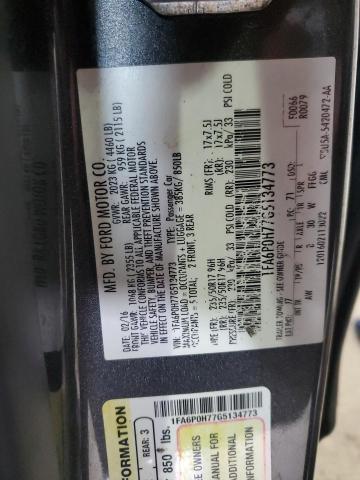 2016 FORD FUSION SE - 1FA6P0H77G5134773