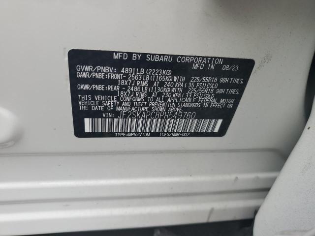 2023 SUBARU FORESTER L JF2SKAPC8PH549760