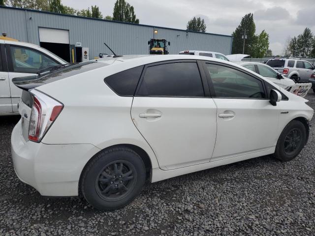 TOYOTA PRIUS 2015 white  hybrid engine JTDKN3DU3F0465793 photo #4