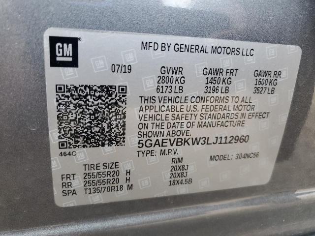 2020 BUICK ENCLAVE PR 5GAEVBKW3LJ112960