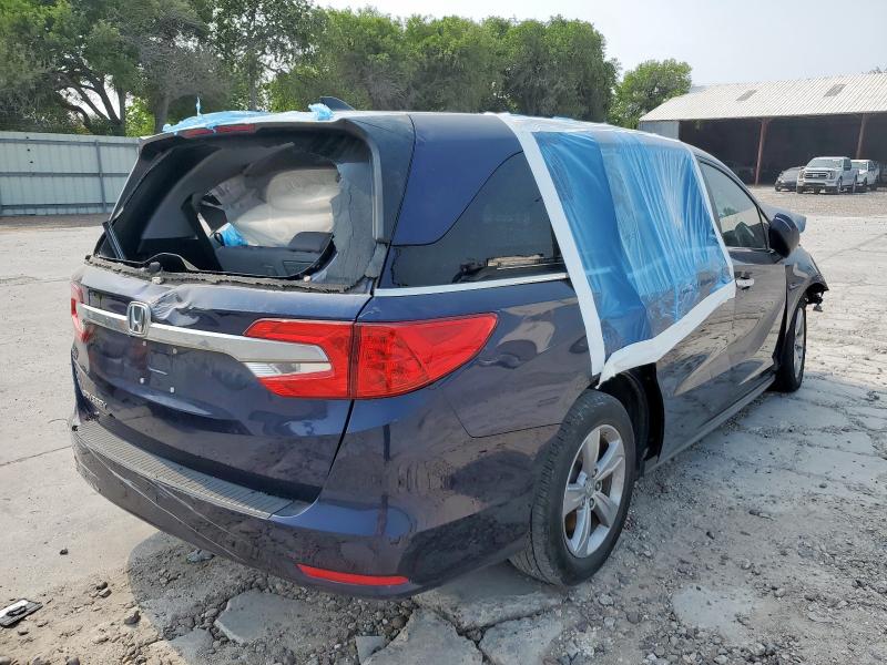 HONDA ODYSSEY EX 2020 blue  gas 5FNRL6H53LB071314 photo #4