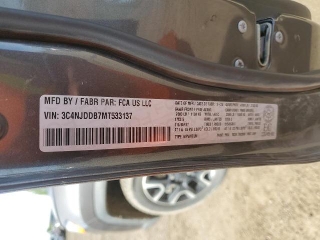 2021 JEEP COMPASS TR 3C4NJDDB7MT533137