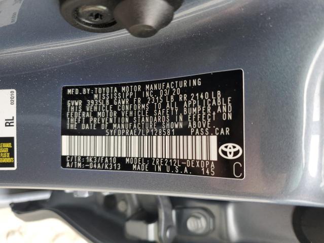 2020 TOYOTA COROLLA L - 5YFDPRAE7LP128581