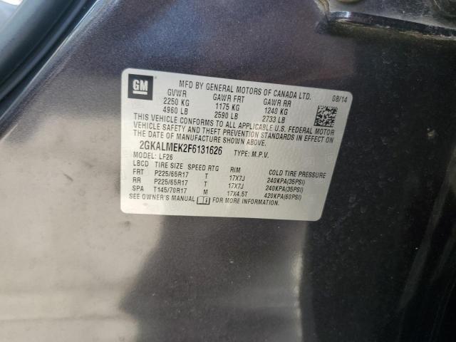 2015 GMC TERRAIN SL - 2GKALMEK2F6131626