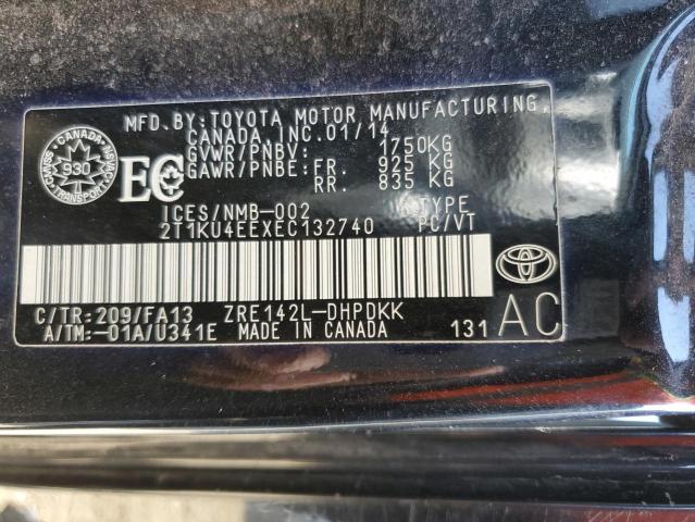 2014 TOYOTA MATRIX BAS - 2T1KU4EEXEC132740