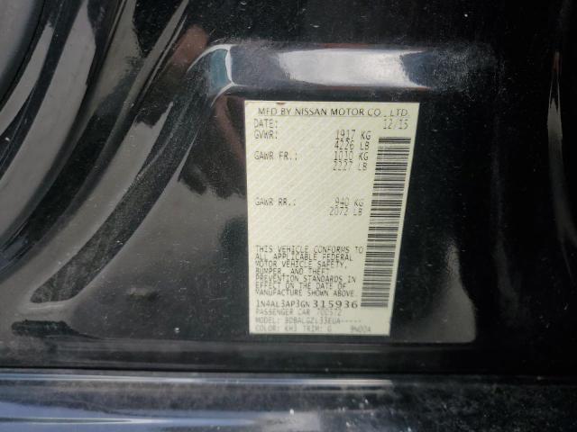 2016 NISSAN ALTIMA 2.5 - 1N4AL3AP3GN315936