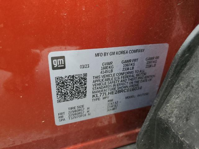 2024 CHEVROLET TRAX 1LT - KL77LHE28RC016034