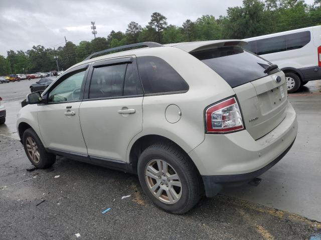 FORD EDGE SEL P 2007 cream  gas 2FMDK39C27BB23314 photo #3