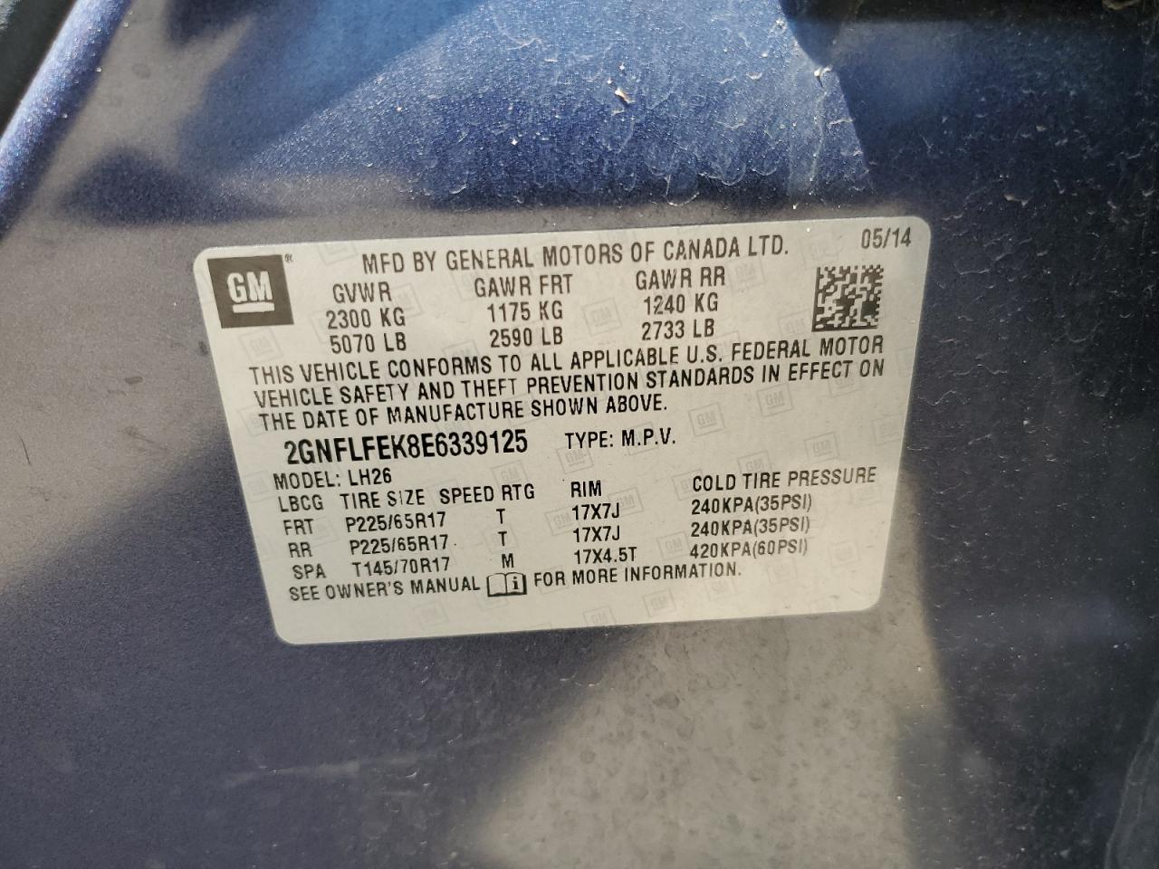 CHEVROLET EQUINOX LT