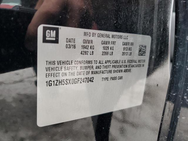 2016 CHEVROLET MALIBU PRE - 1G1ZH5SX0GF247042