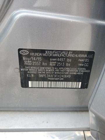 2015 HYUNDAI SONATA SPO - 5NPE34AF9FH240649