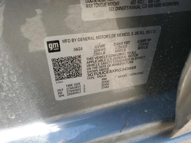 2024 GMC SIERRA K15 3GTUUCE8XRG343669