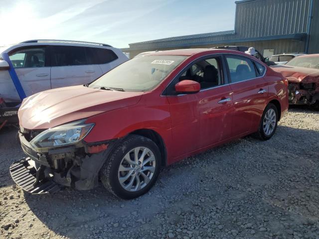 NISSAN SENTRA S 2016 red sedan 4d gas 3N1AB7AP1GY335449 photo #1