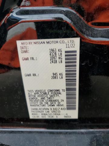 2023 NISSAN ALTIMA SR 1N4BL4CV9PN330740