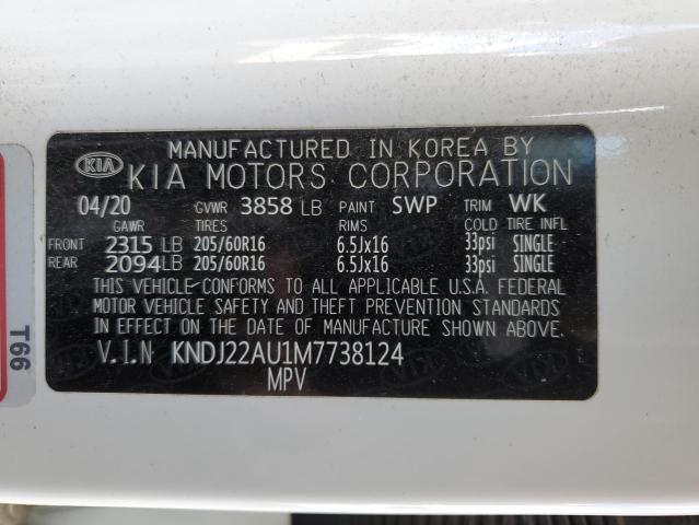2021 KIA SOUL LX - KNDJ22AU1M7738124
