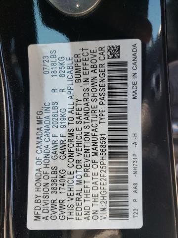 2023 HONDA CIVIC LX - 2HGFE2F25PH568591