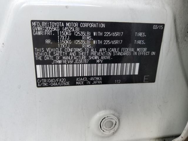 2015 TOYOTA RAV4 XLE - JTMWFREV6FJ038787