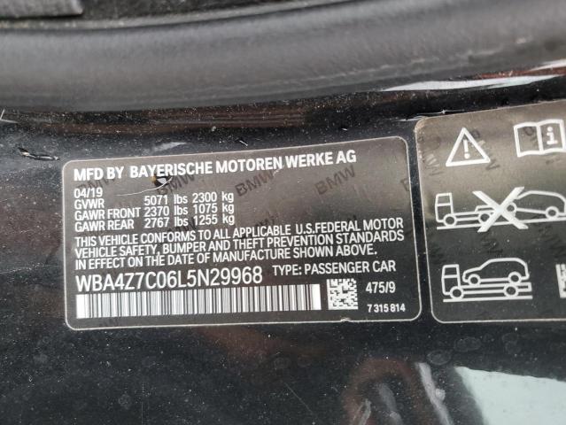 2020 BMW 440XI WBA4Z7C06L5N29968