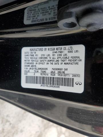 2019 INFINITI Q60 PURE JN1EV7EL2KM290095