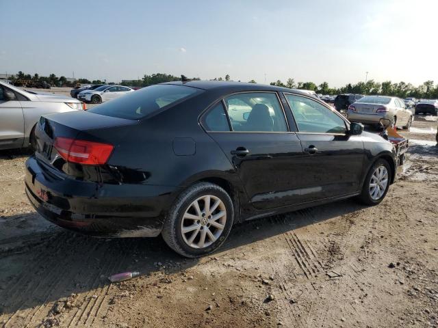 VOLKSWAGEN JETTA SE 2015 black sedan 4d gas 3VWD17AJXFM253697 photo #4