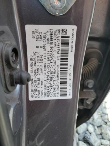 2021 HONDA CIVIC SPOR - 2HGFC2F86MH508308