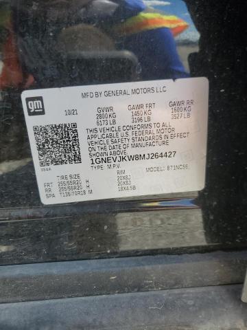 2021 CHEVROLET TRAVERSE R 1GNEVJKW8MJ264427