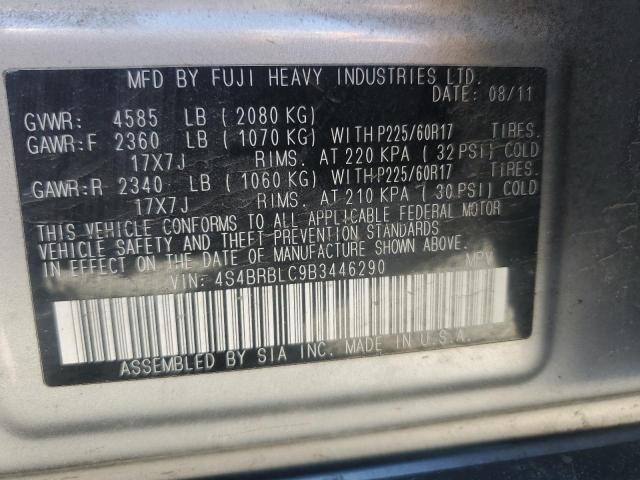 2011 SUBARU OUTBACK 2. - 4S4BRBLC9B3446290