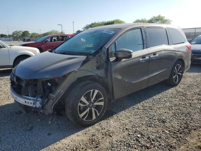 HONDA ODYSSEY EL 2019 brown  gas 5FNRL6H96KB023310 photo #1
